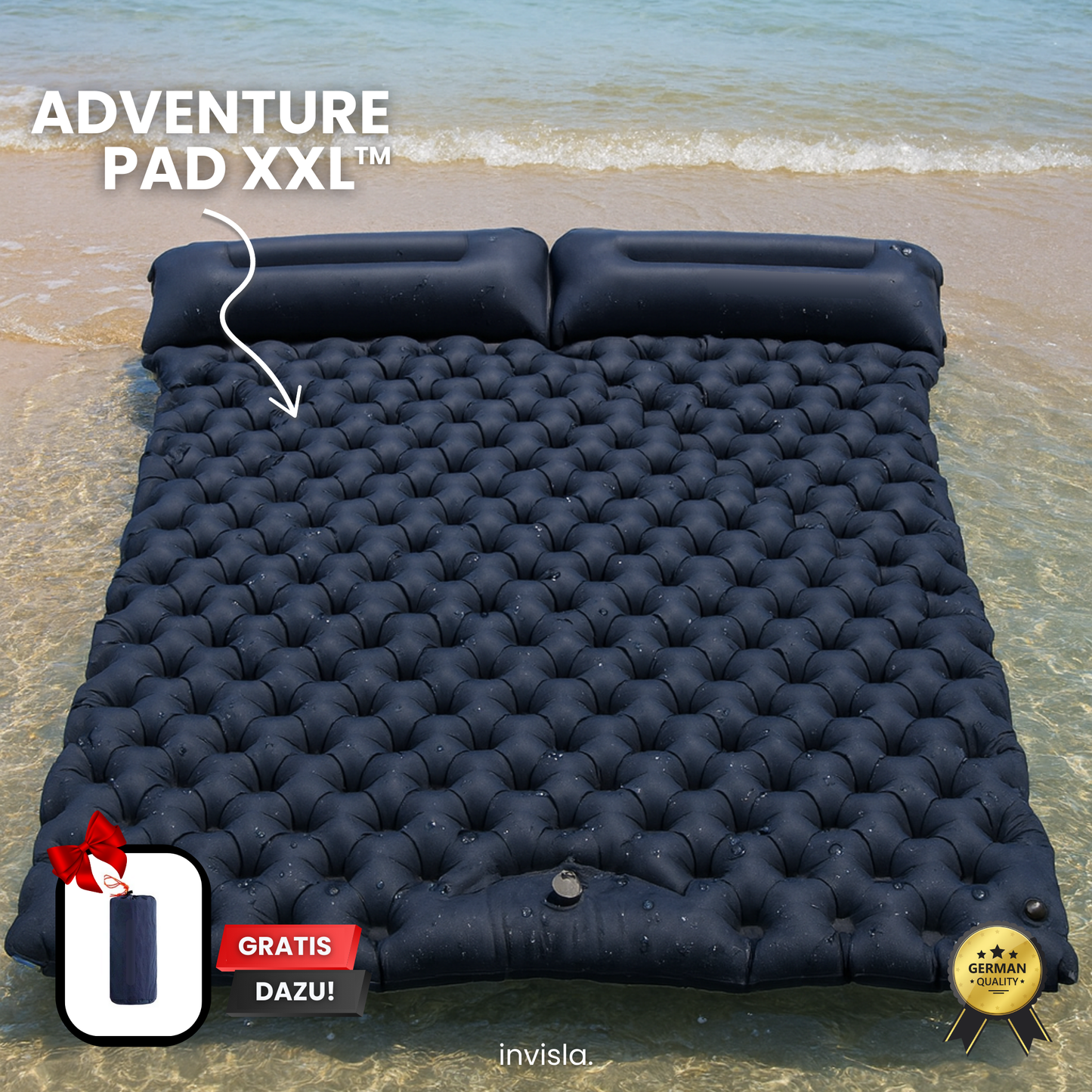 AdventurePad XXL™ Doppelte aufblasbare Isomatte