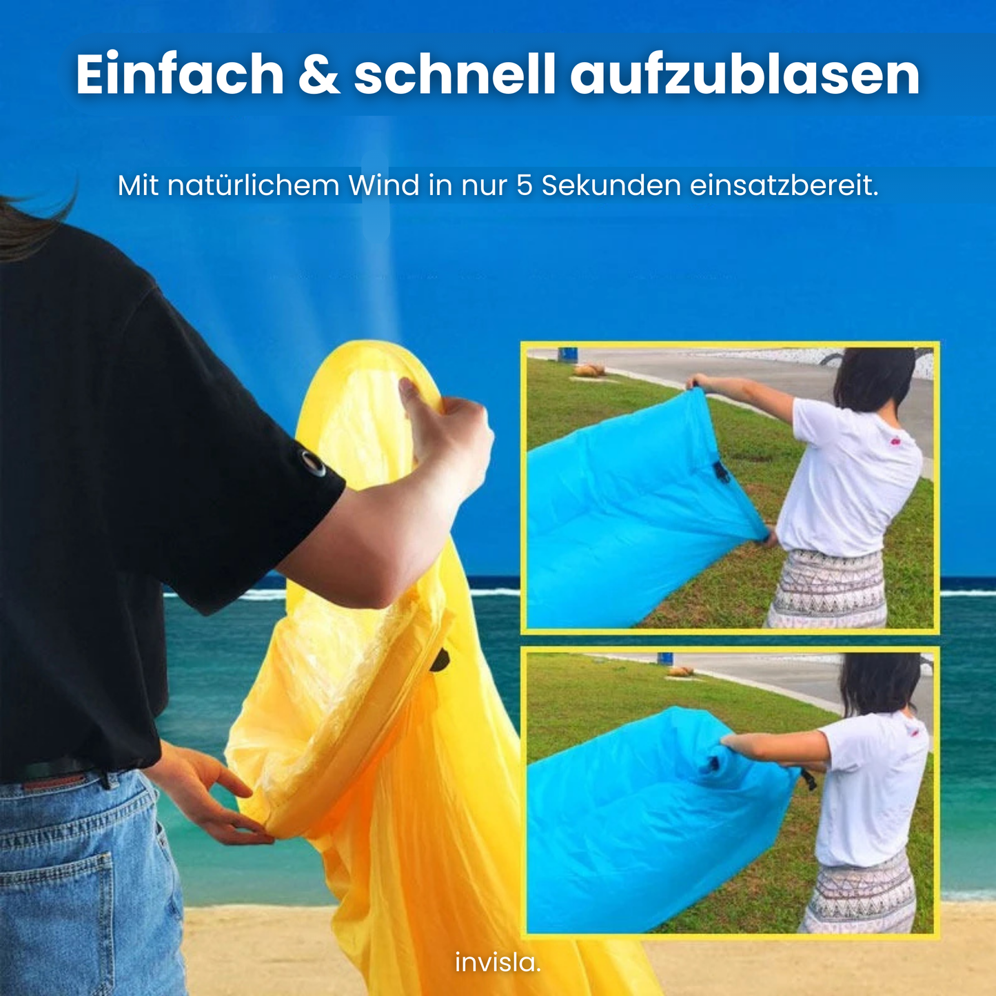 AirLounge™ Tragbares aufblasbares Sofa