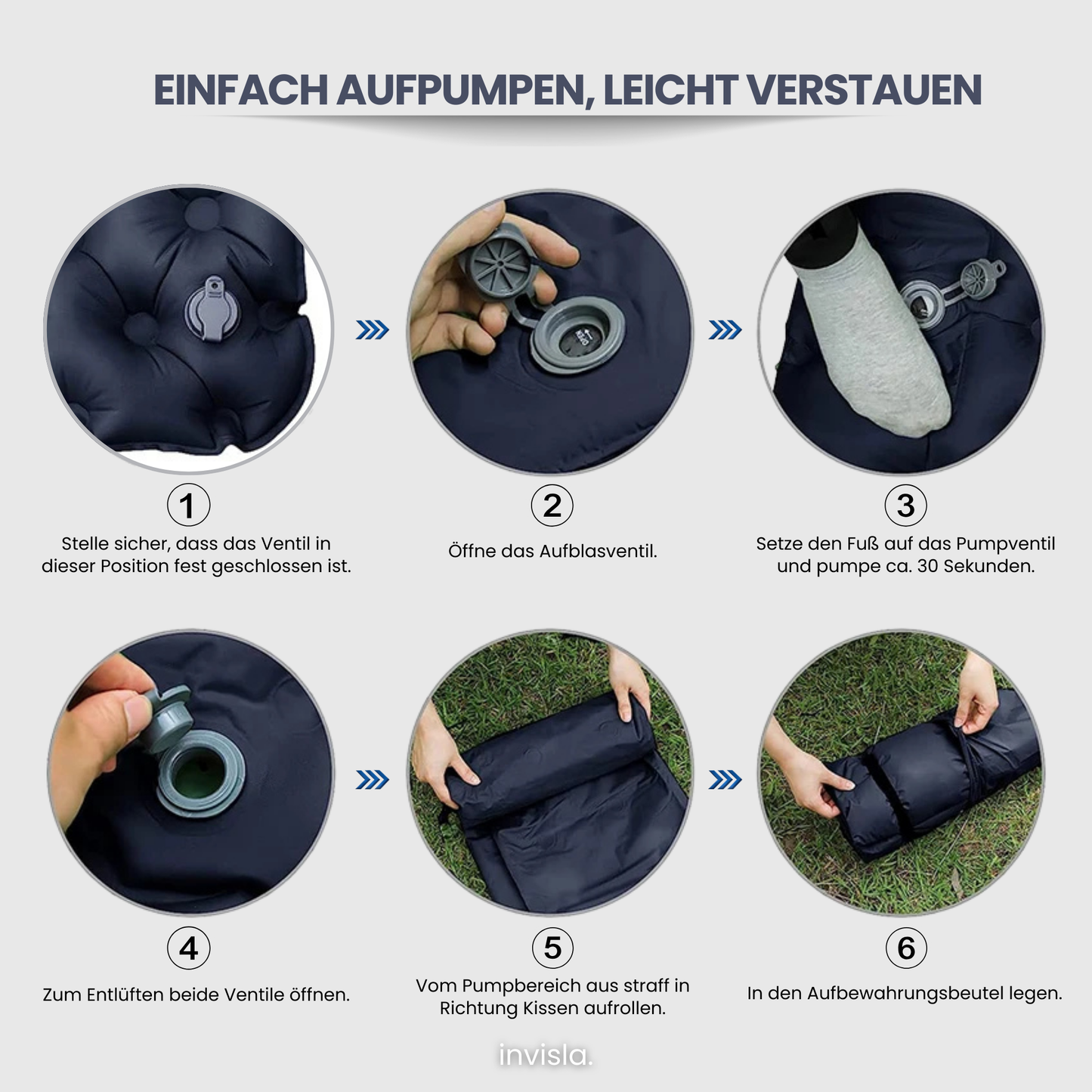 AdventurePad XXL™ Doppelte aufblasbare Isomatte