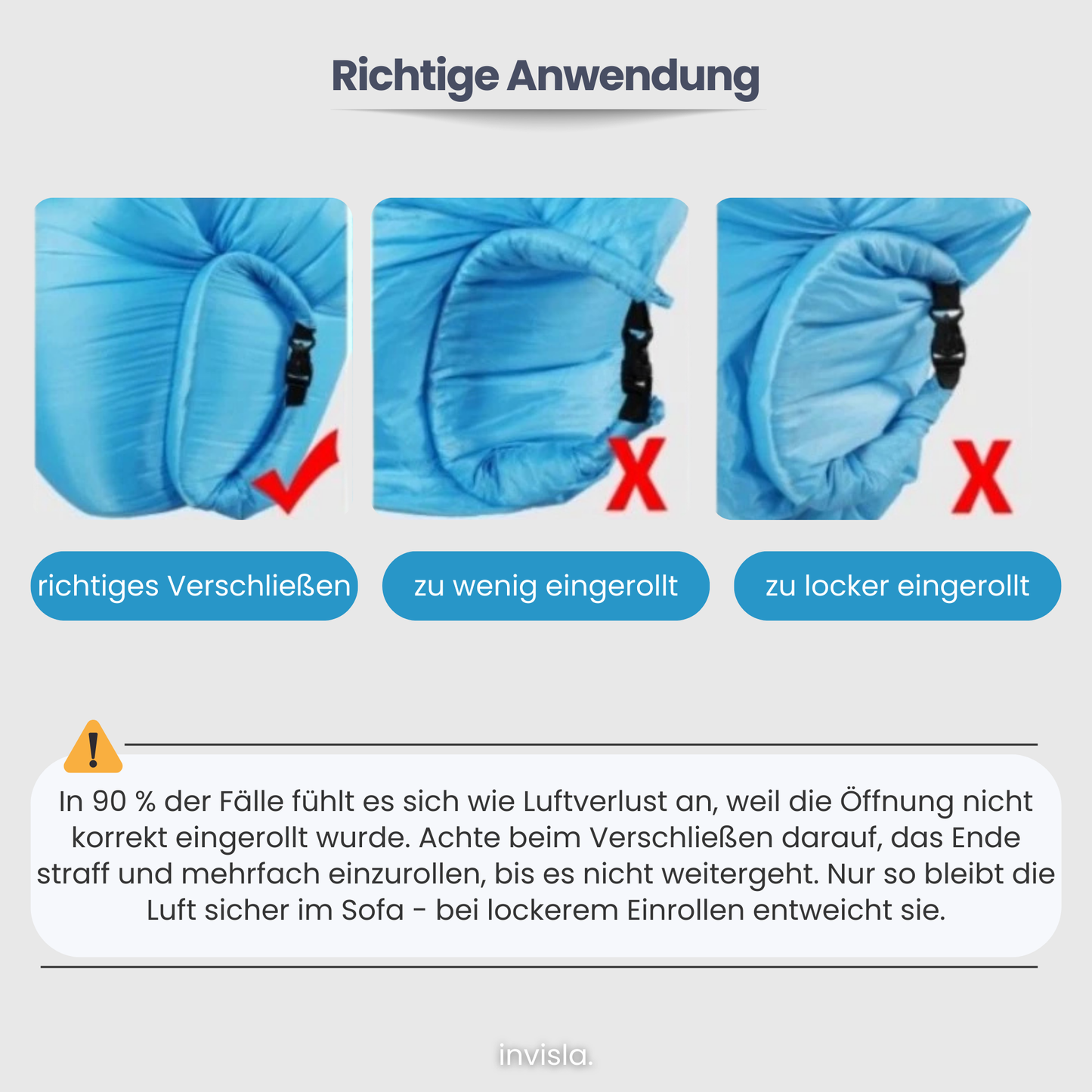AirLounge™ Tragbares aufblasbares Sofa