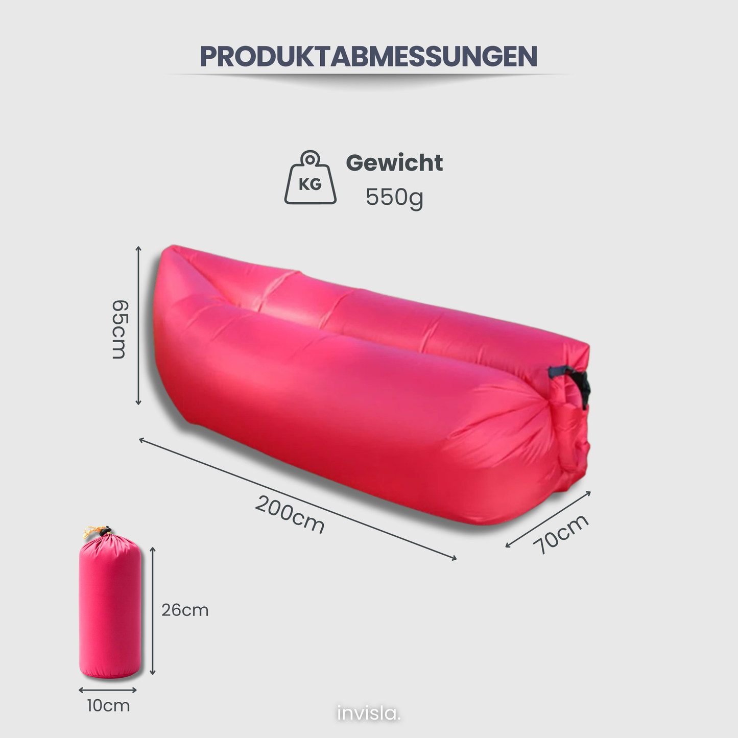 AirLounge™ Tragbares aufblasbares Sofa