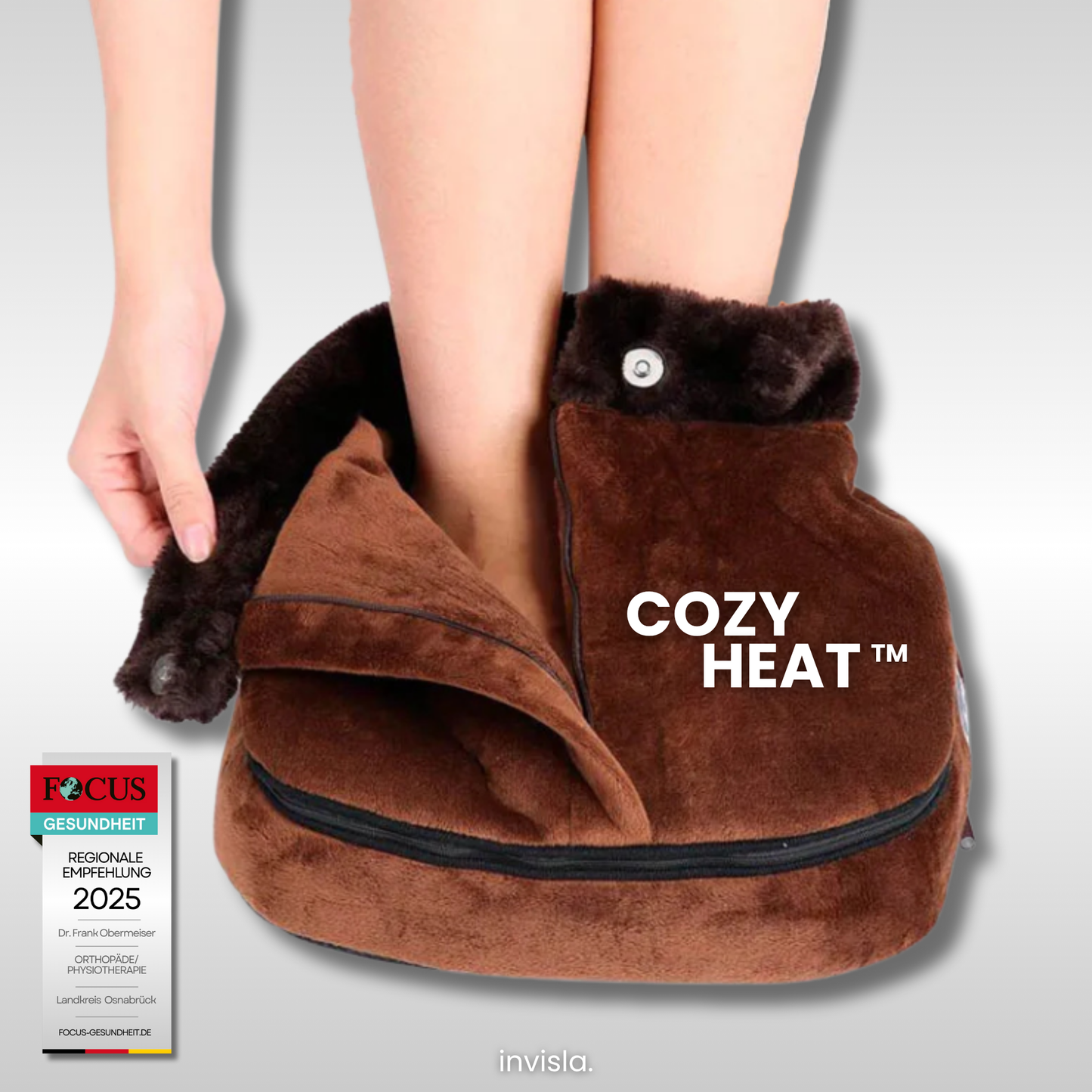 CozyHeat™ Beheizte Massagehausschuhe