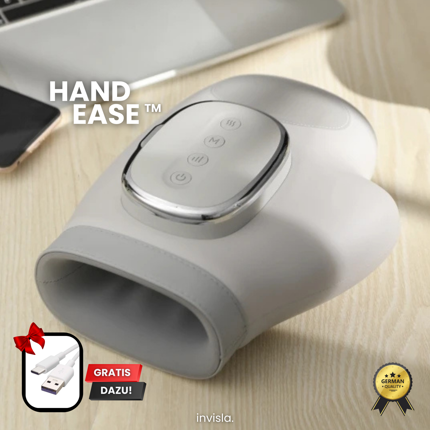 HandEase™ Handmassagegerät mit Wärmefunktion