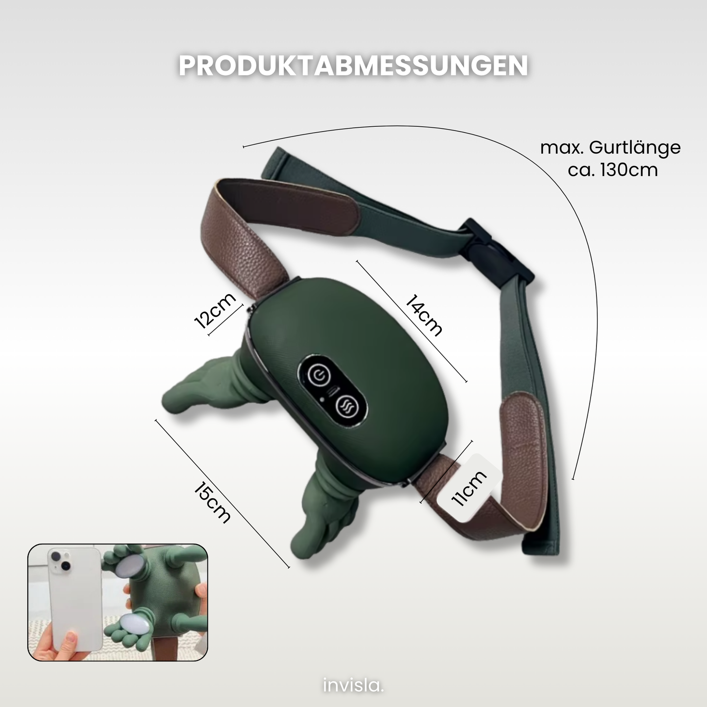 MiniHands™ Nacken-Schulter-Massagegerät mit Wärmefunktion