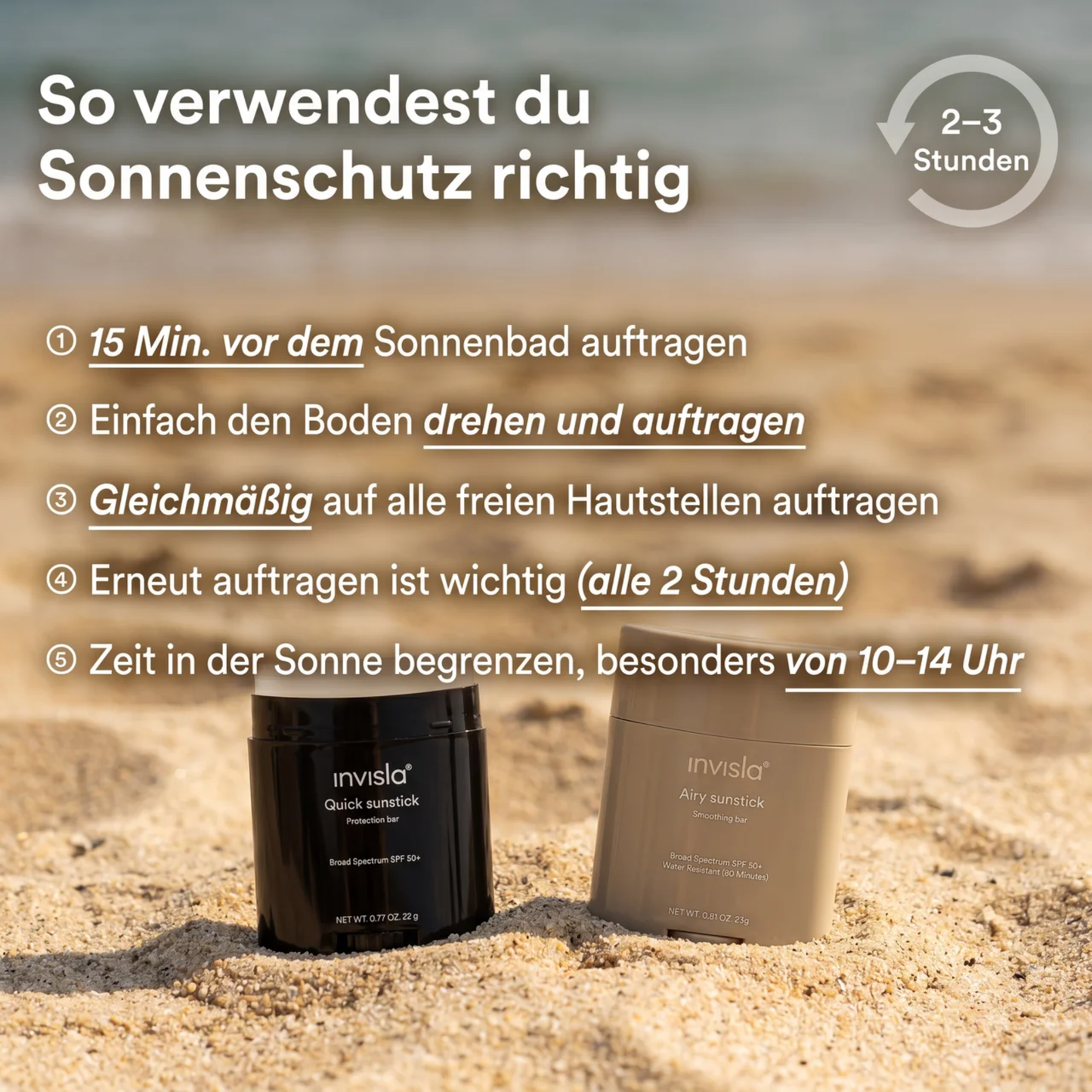 ZENITH Sonnenschutz Stick SPF 50+