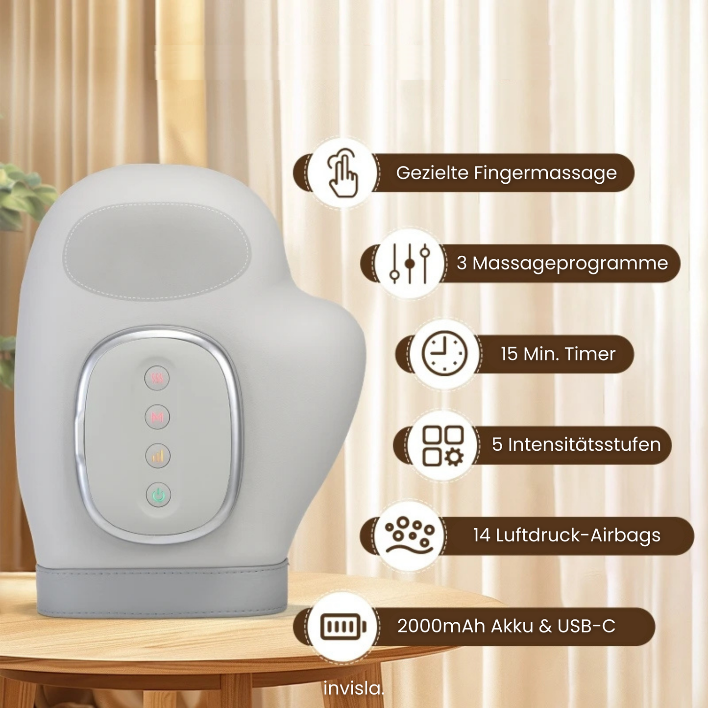 HandEase™ Handmassagegerät mit Wärmefunktion