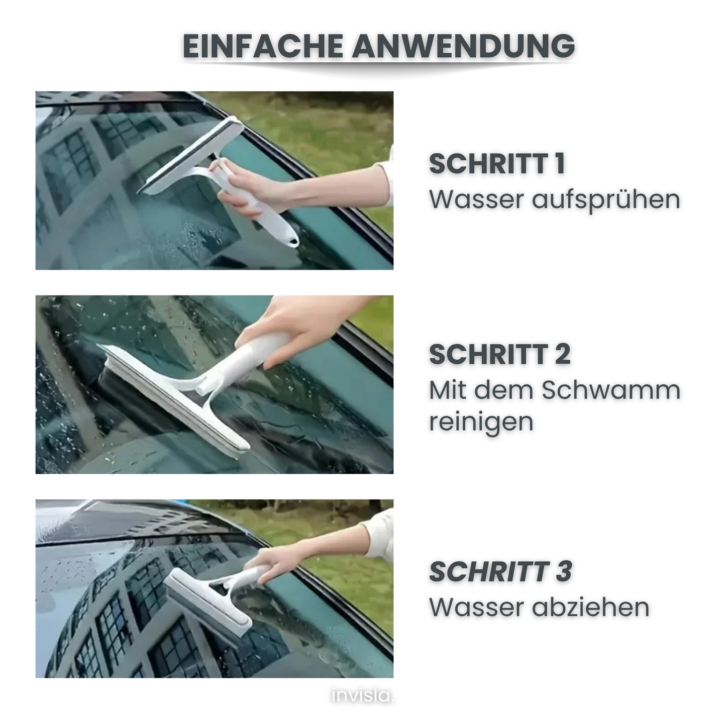 SprayBlade™ 3-in-1 Abzieher mit Sprühfunktion
