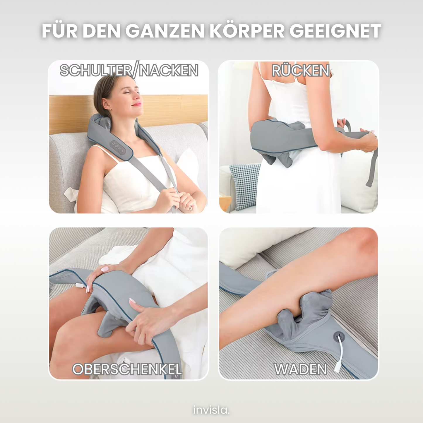 AuraRelax™ Kabelloses Nacken- und Schultermassagegerät