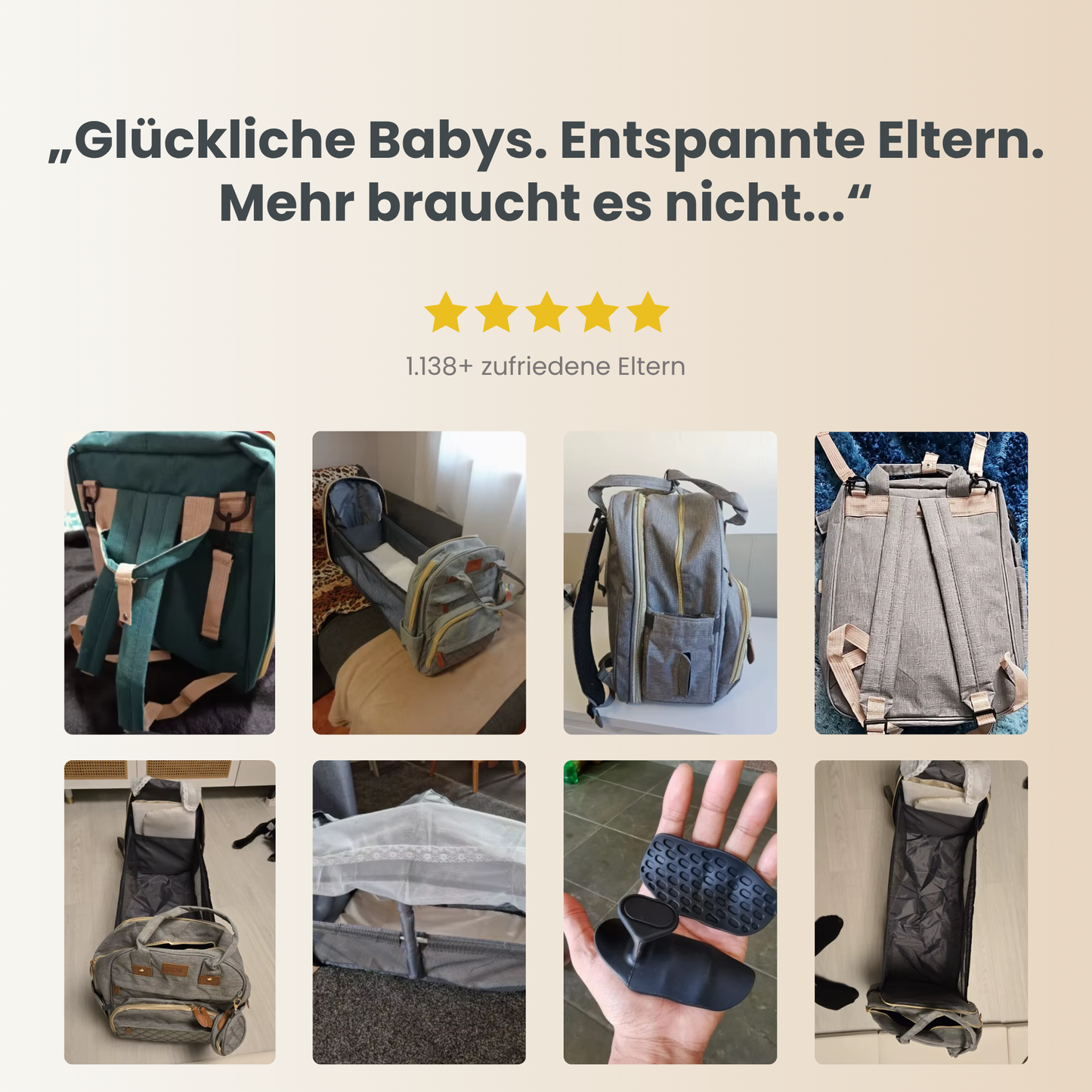 BabyNest™ 5-in-1 Wickeltasche