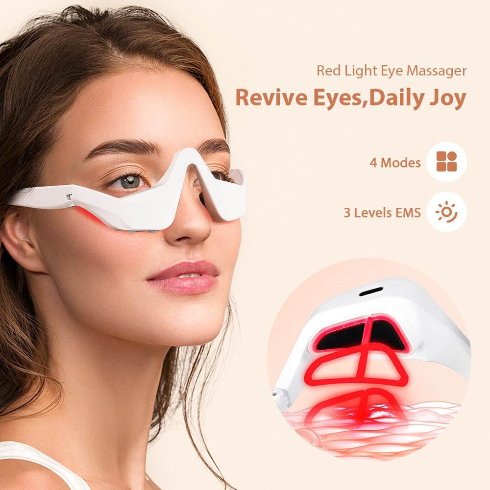 LUMERA EYE Rotlicht & EMS Brille gegen Tränensäcke