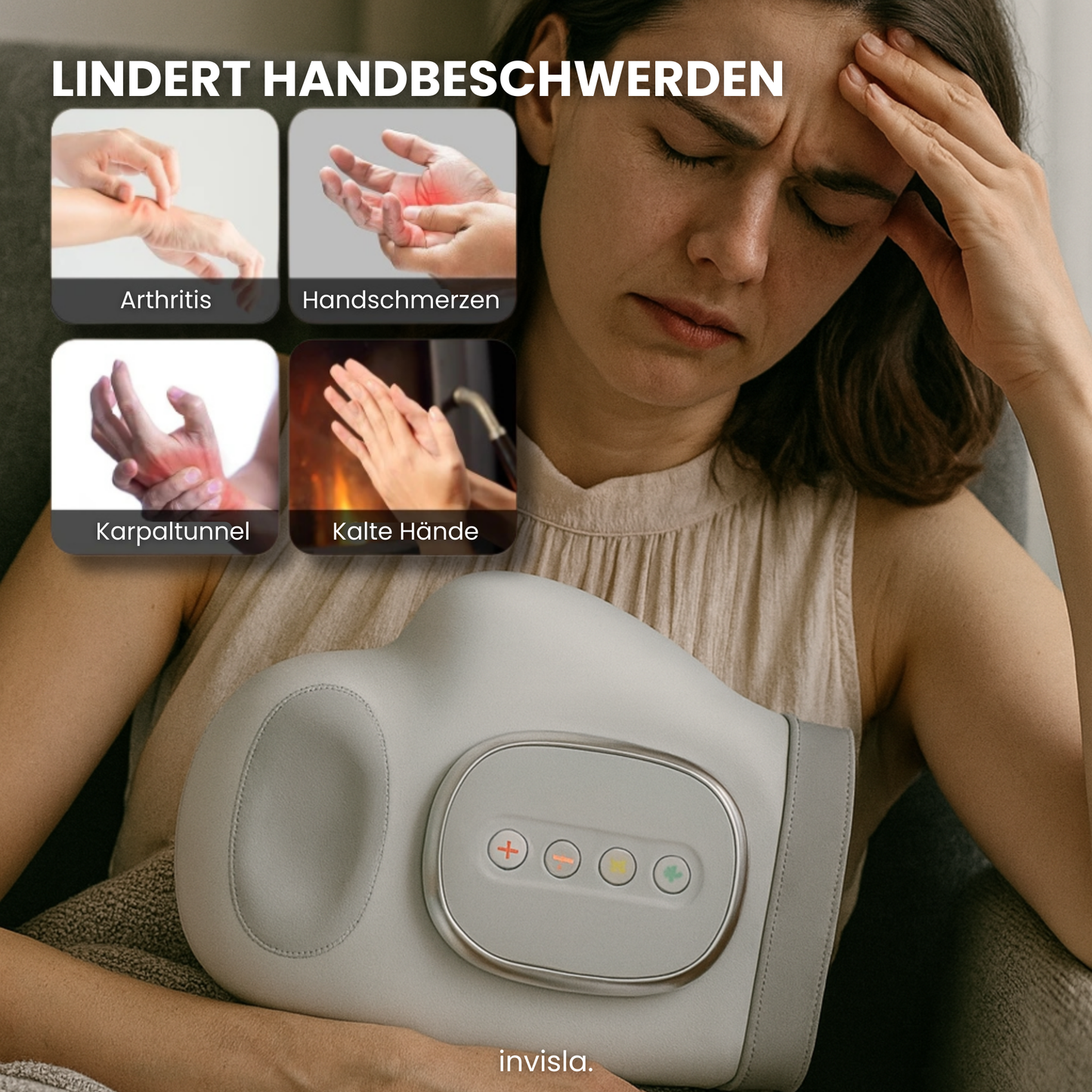 HandEase™ Handmassagegerät mit Wärmefunktion