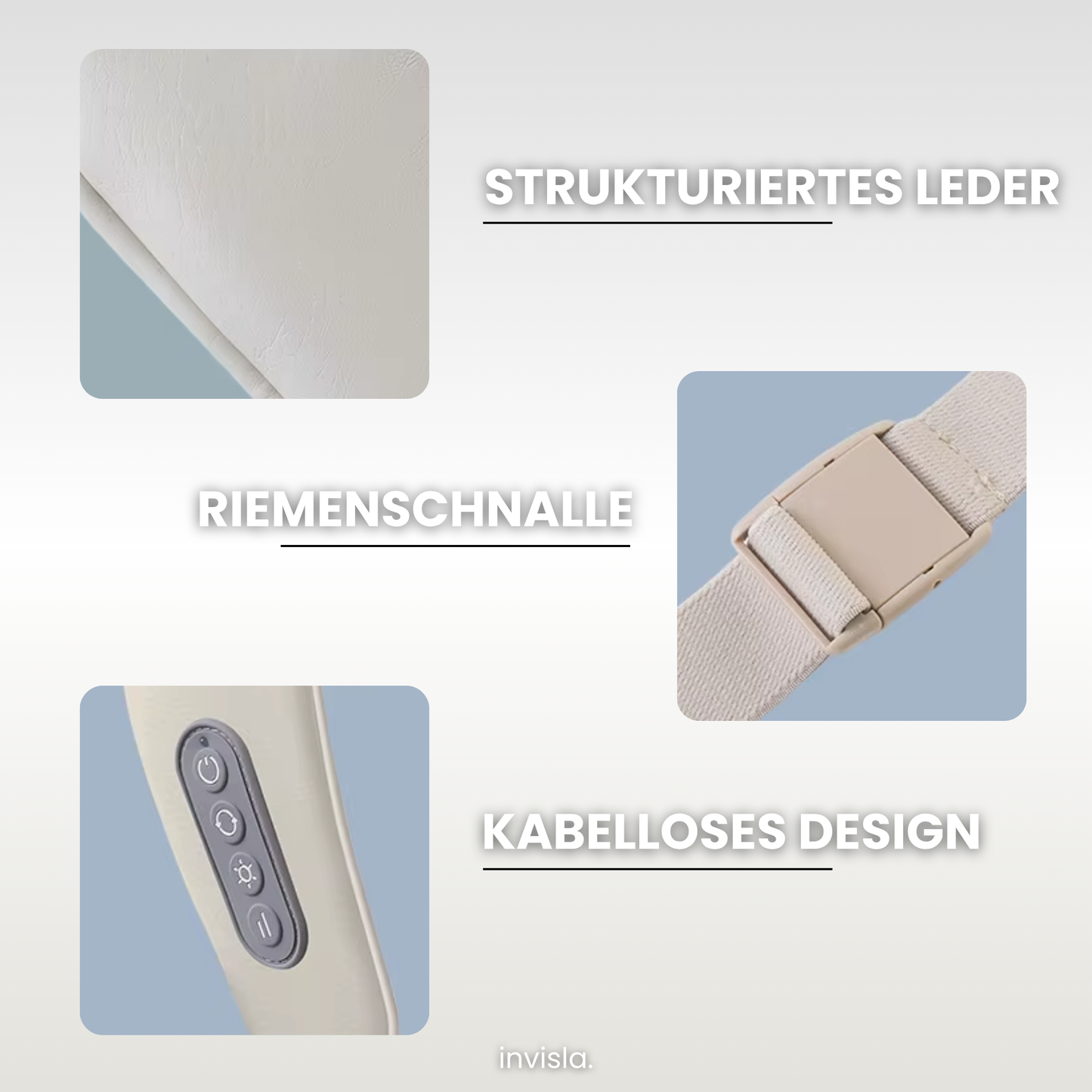 AuraRelax™ Kabelloses Nacken- und Schultermassagegerät