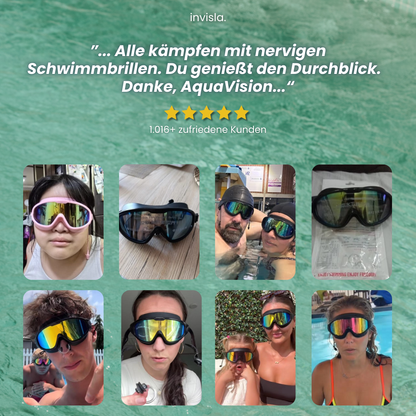 UV-AquaVision™ Schwimmbrille mit Saugpassform