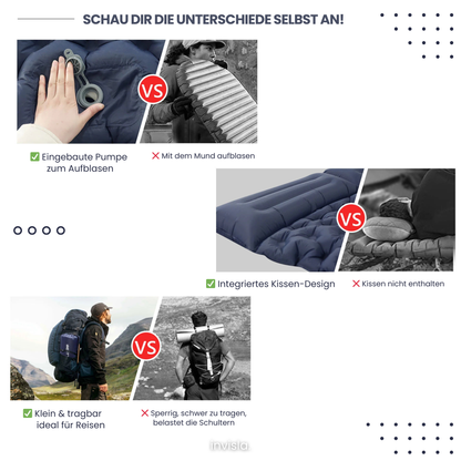 AdventurePad XXL™ Doppelte aufblasbare Isomatte