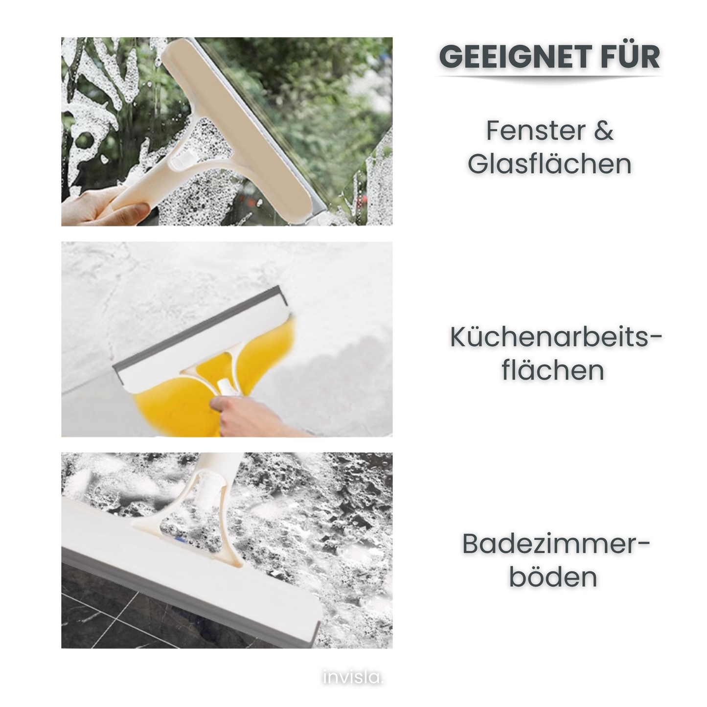 SprayBlade™ 3-in-1 Abzieher mit Sprühfunktion