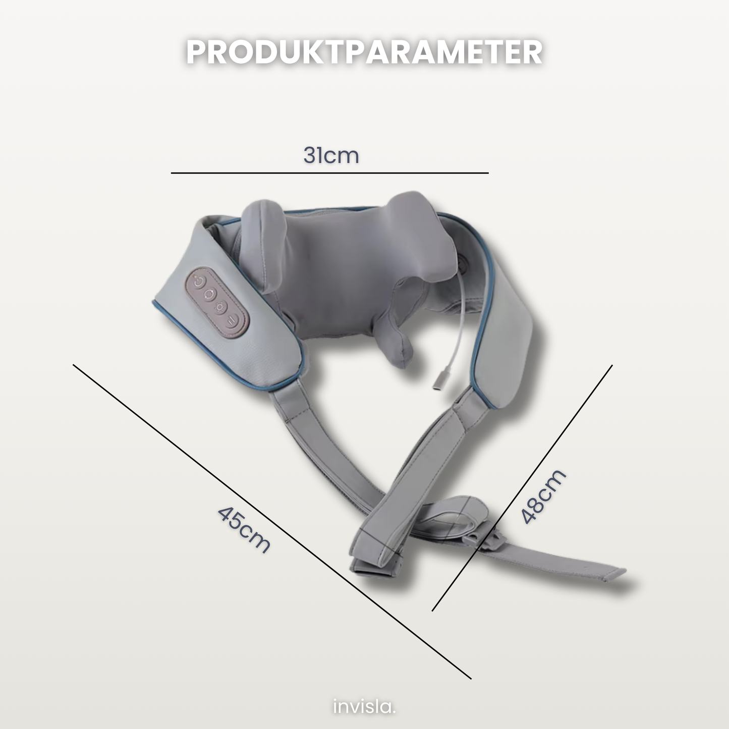 AuraRelax™ Kabelloses Nacken- und Schultermassagegerät