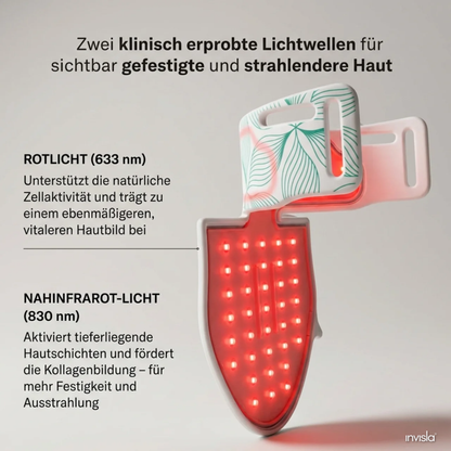 invisla® LUMERA LED Hals & Dekolleté Maske