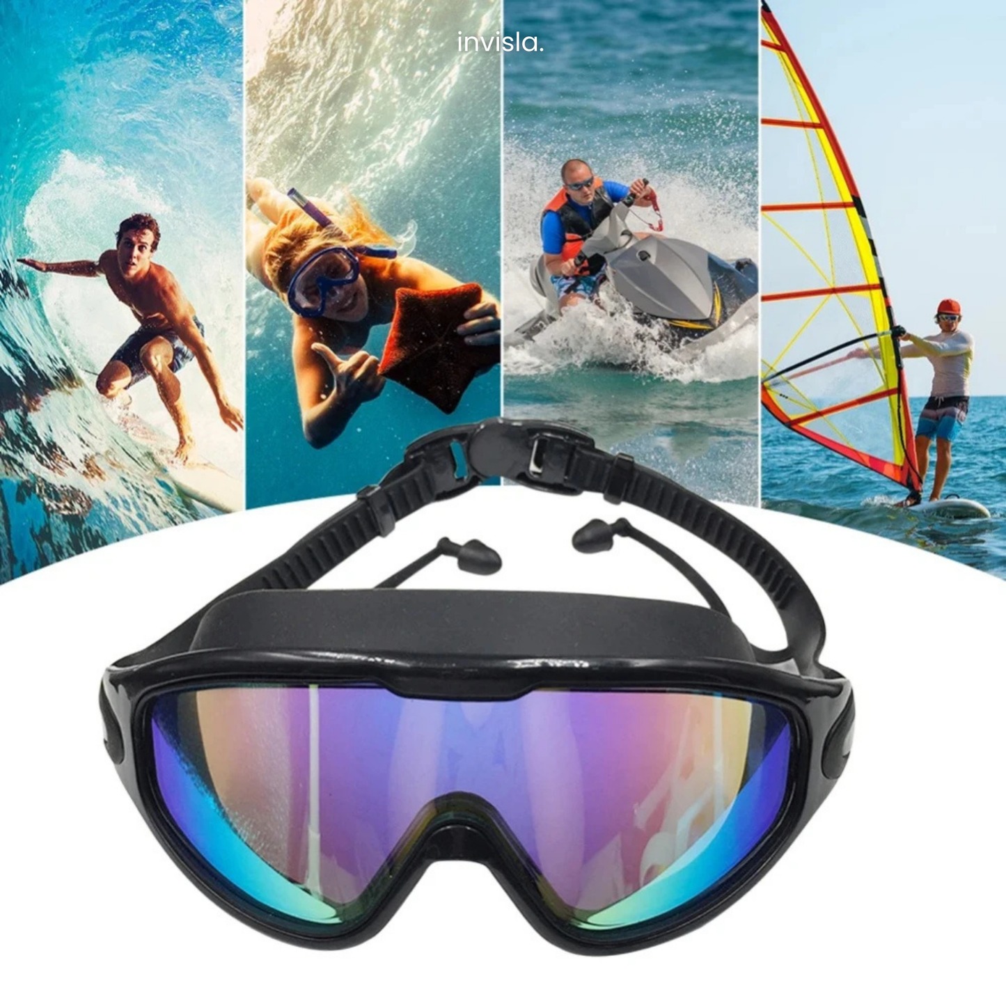UV-AquaVision™ Schwimmbrille mit Saugpassform