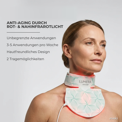 invisla® LUMERA LED Hals & Dekolleté Maske