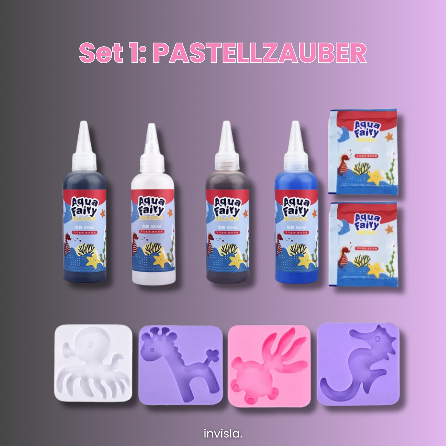 Magic Squishies™ Kreative Wasser-Gel-Figuren