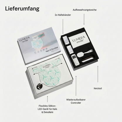 invisla® LUMERA LED Hals & Dekolleté Maske