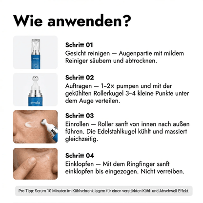 LOOK ALIVE Anti - Augenringe Roller - invisla