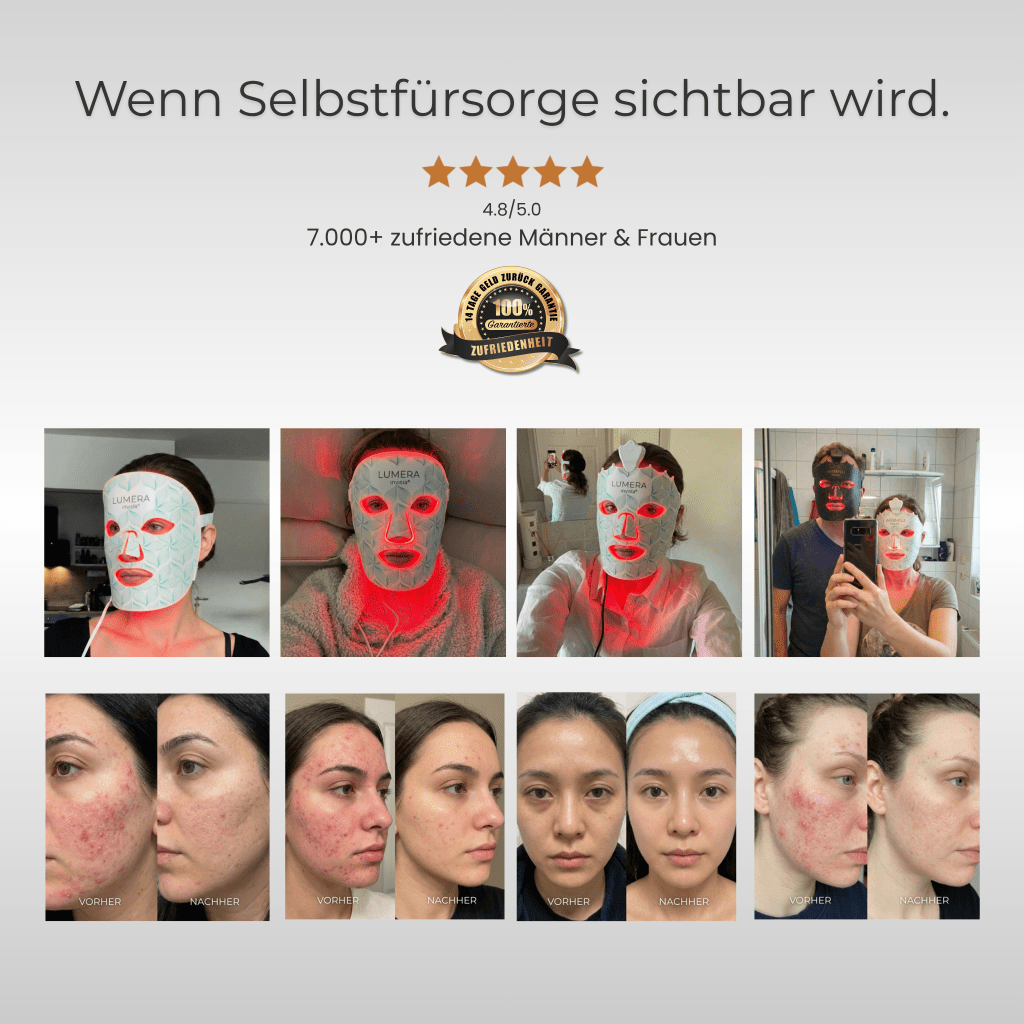 LUMERA 2. Gen. LED Infrarotlicht Maske - invisla