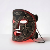LUMERA 2. Gen. LED Infrarotlicht Maske – Schwarz Gold / Einzeln
