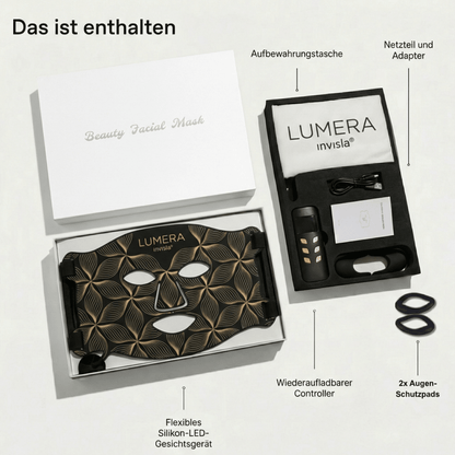 LUMERA 2. Gen. LED Infrarotlicht Maske - invisla