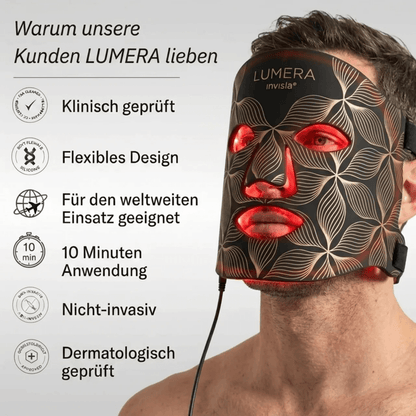 LUMERA 2. Gen. LED Infrarotlicht Maske - invisla