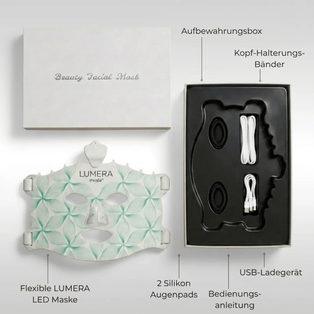 LUMERA LED Gesichtsmaske - invisla