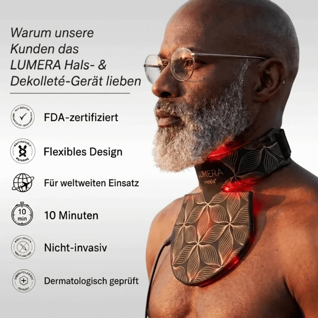 LUMERA LED Hals & Dekolleté Maske - invisla